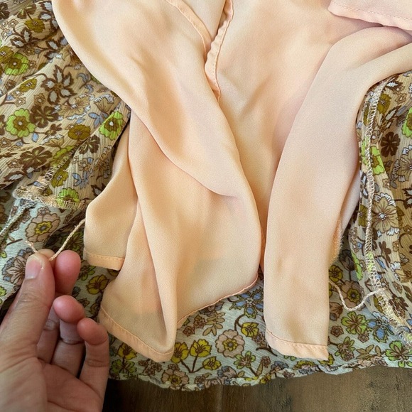 SCOTCH & SODA Viscose Wrap Over Skirt in Multi Floral Print - Picture 8 of 11